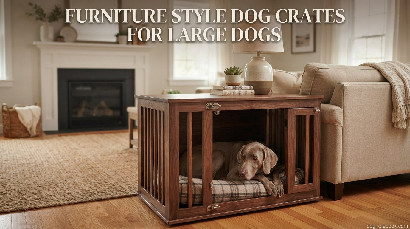 best furniture style dog crates for large dogs