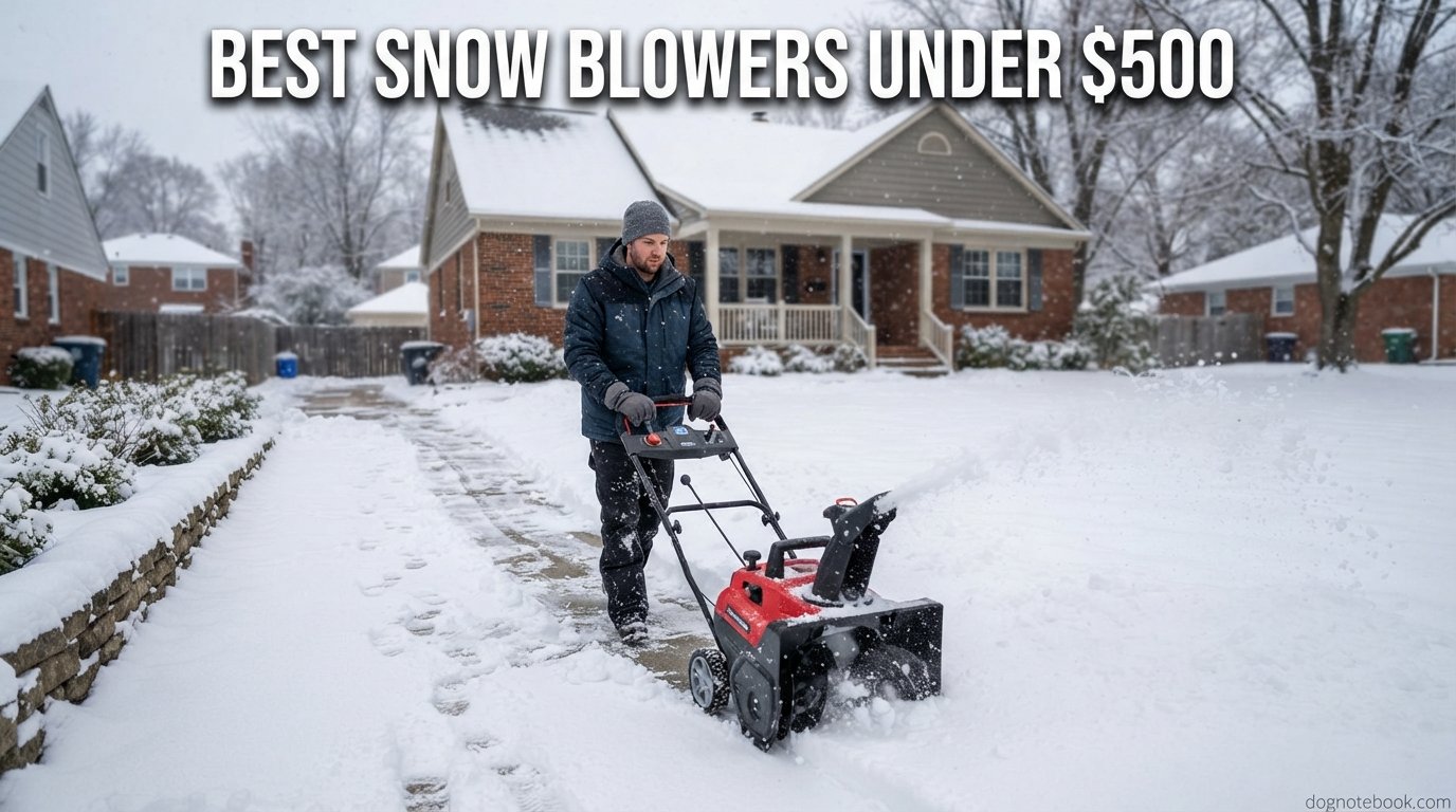 best snow blowers under $500