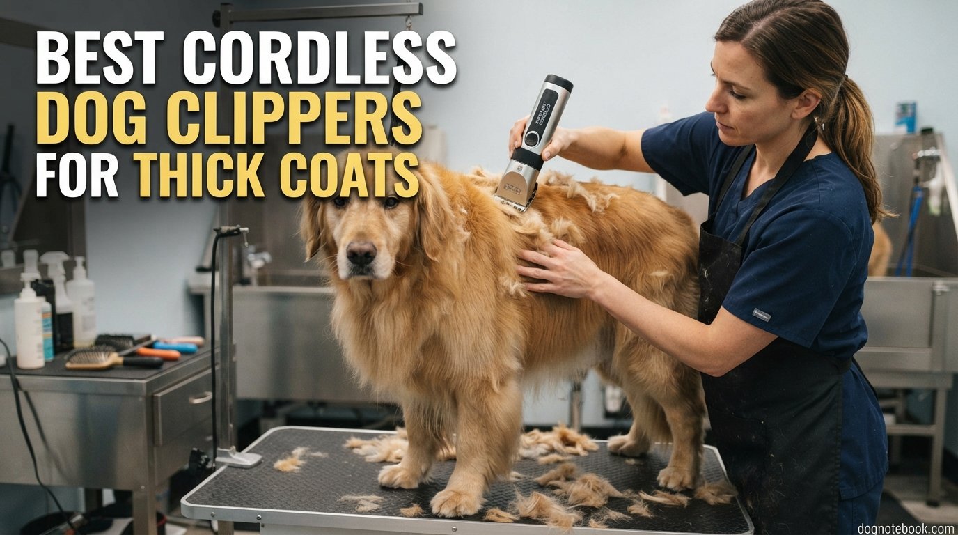 best cordless dog clippers for thick coats