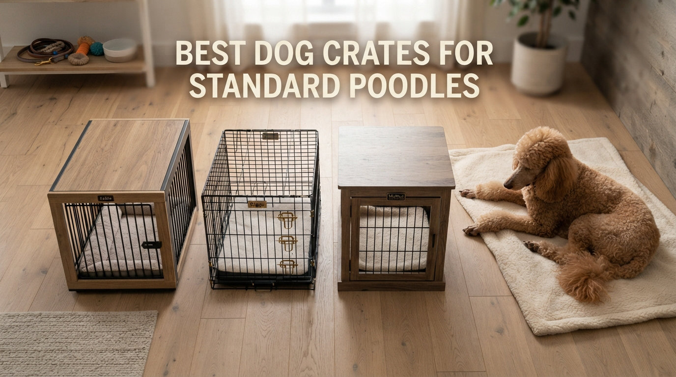 best dog crates for standard poodles
