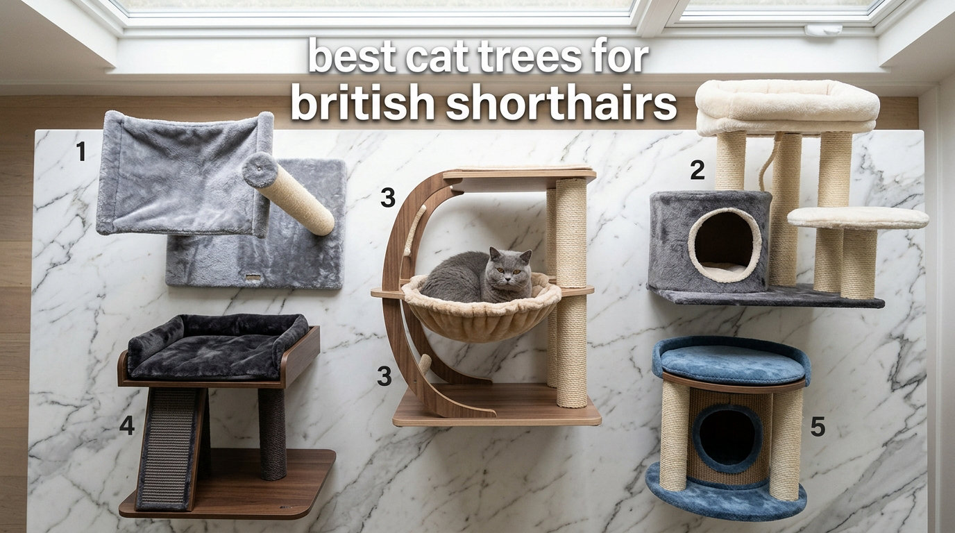 best cat trees for british shorthairs