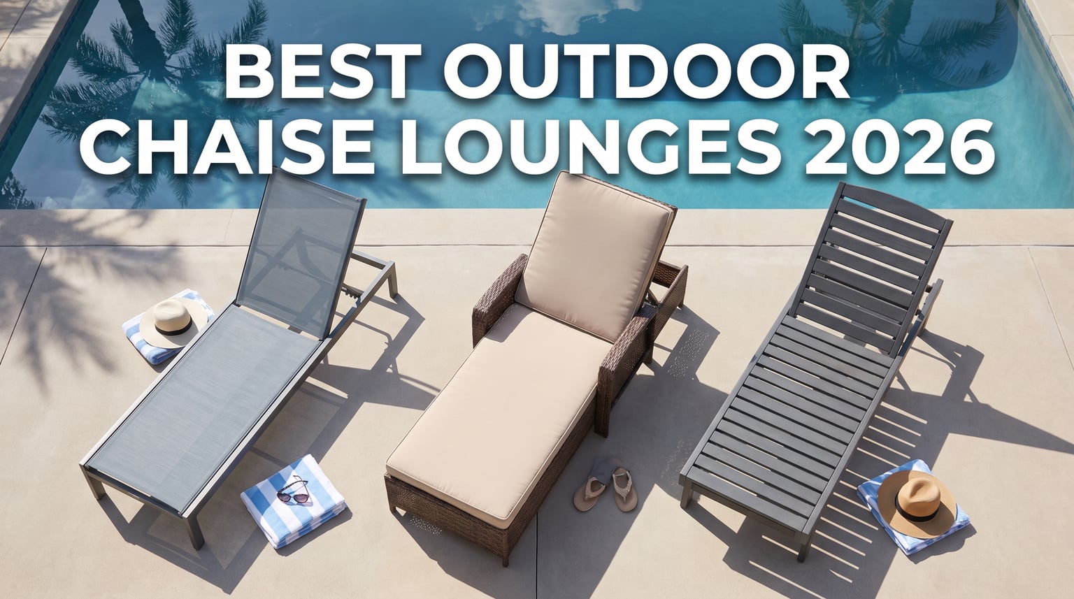 best outdoor chaise lounges