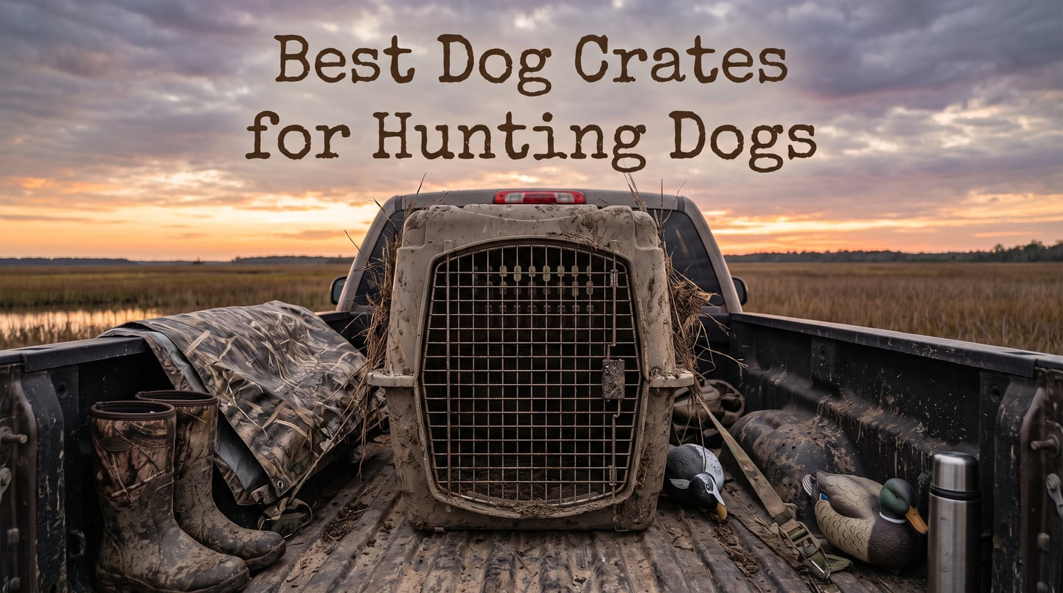 best dog crates for hunting dogs
