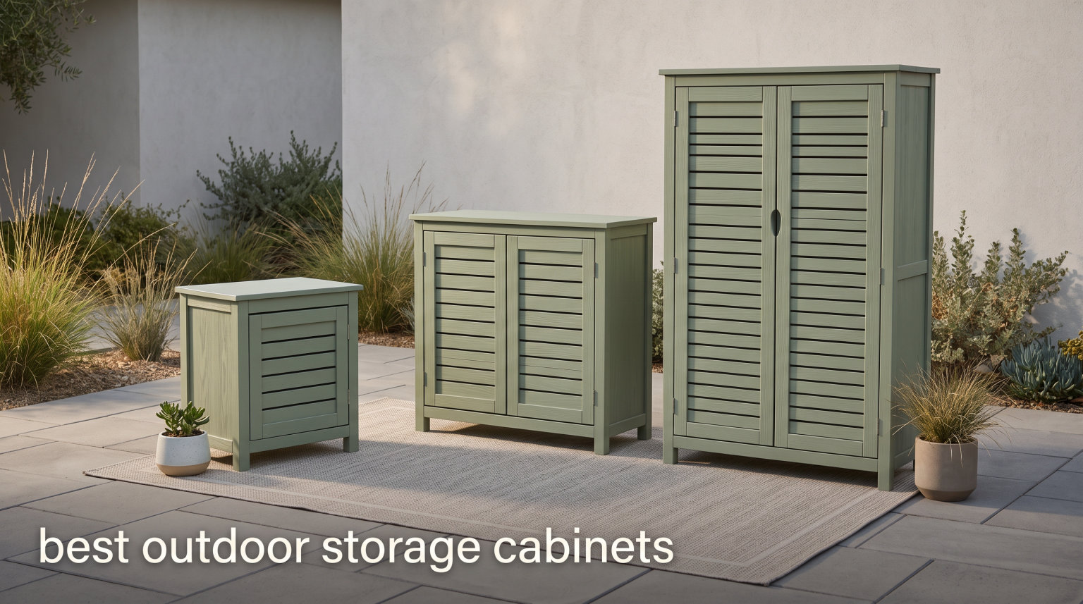 best outdoor storage cabinets
