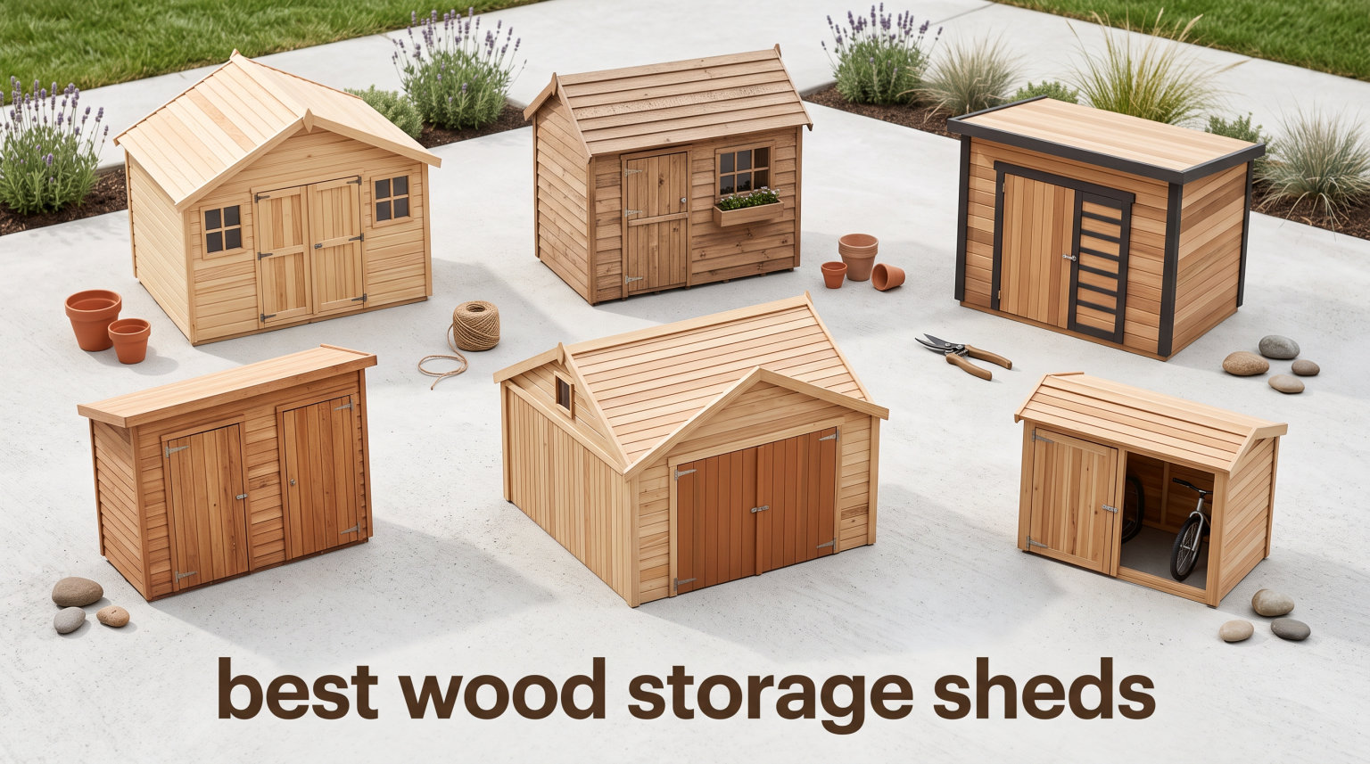 best wood storage sheds