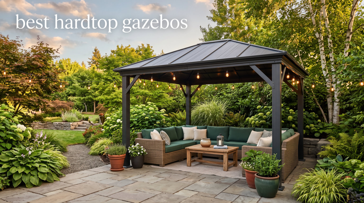 best hardtop gazebos
