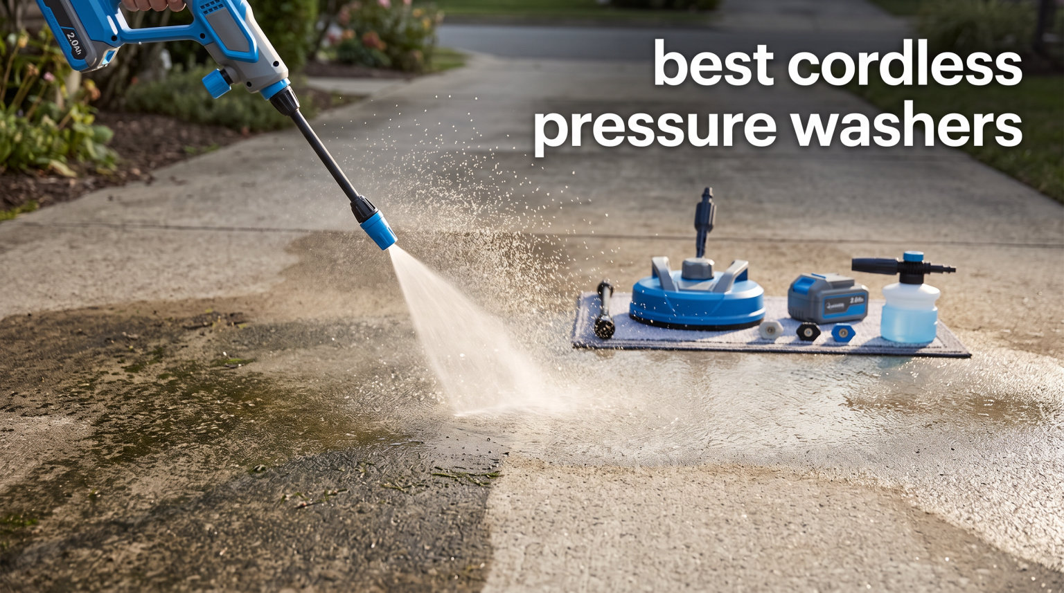 best cordless pressure washers