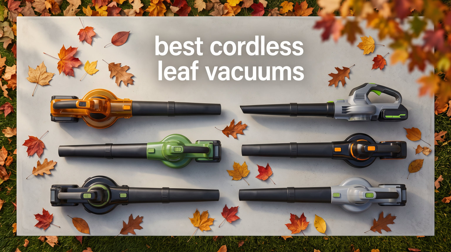 best cordless leaf vacuums