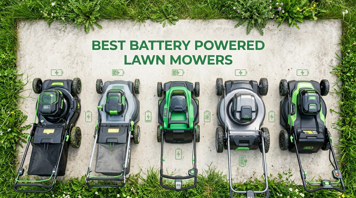 best battery powered lawn mowers
