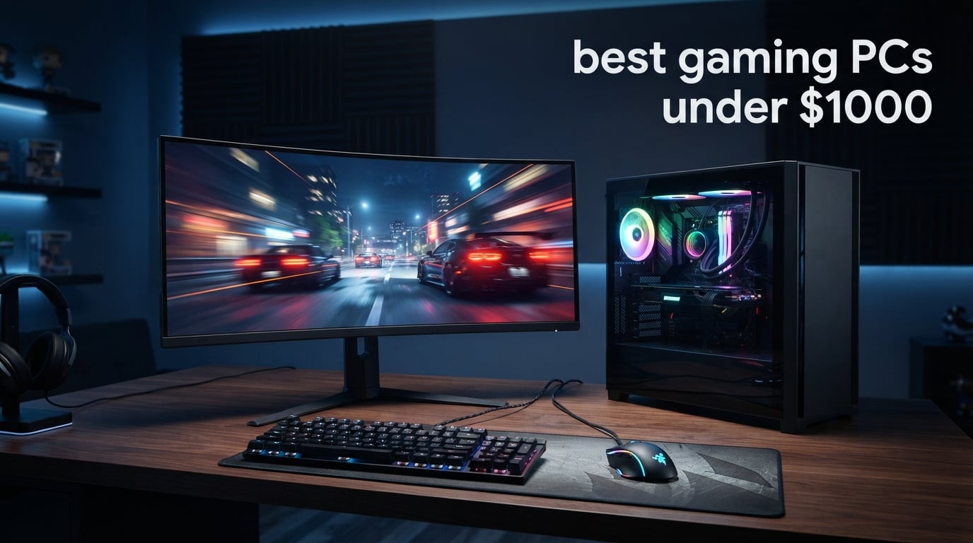 best gaming PCs under $1000