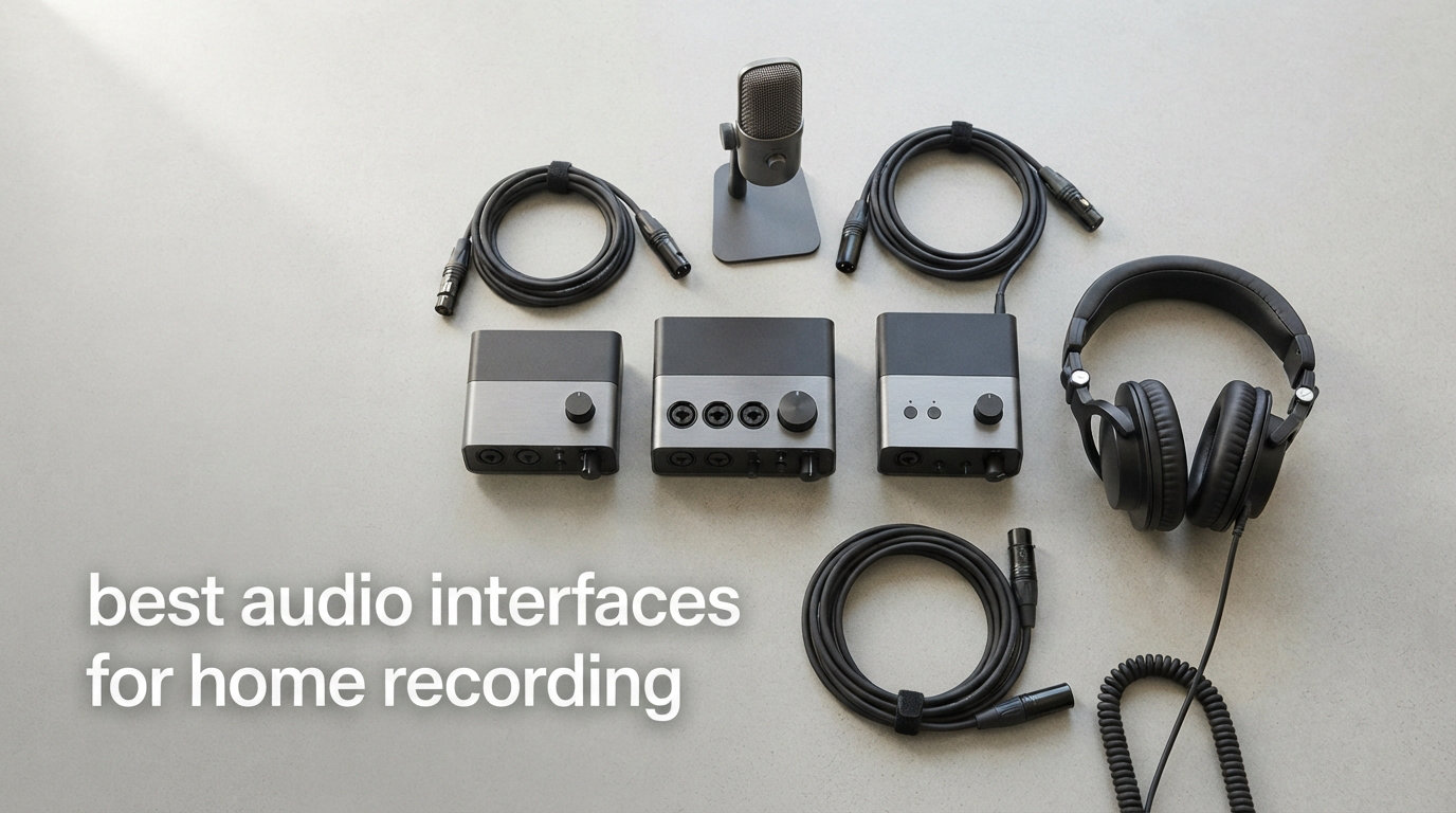best audio interfaces for home recording