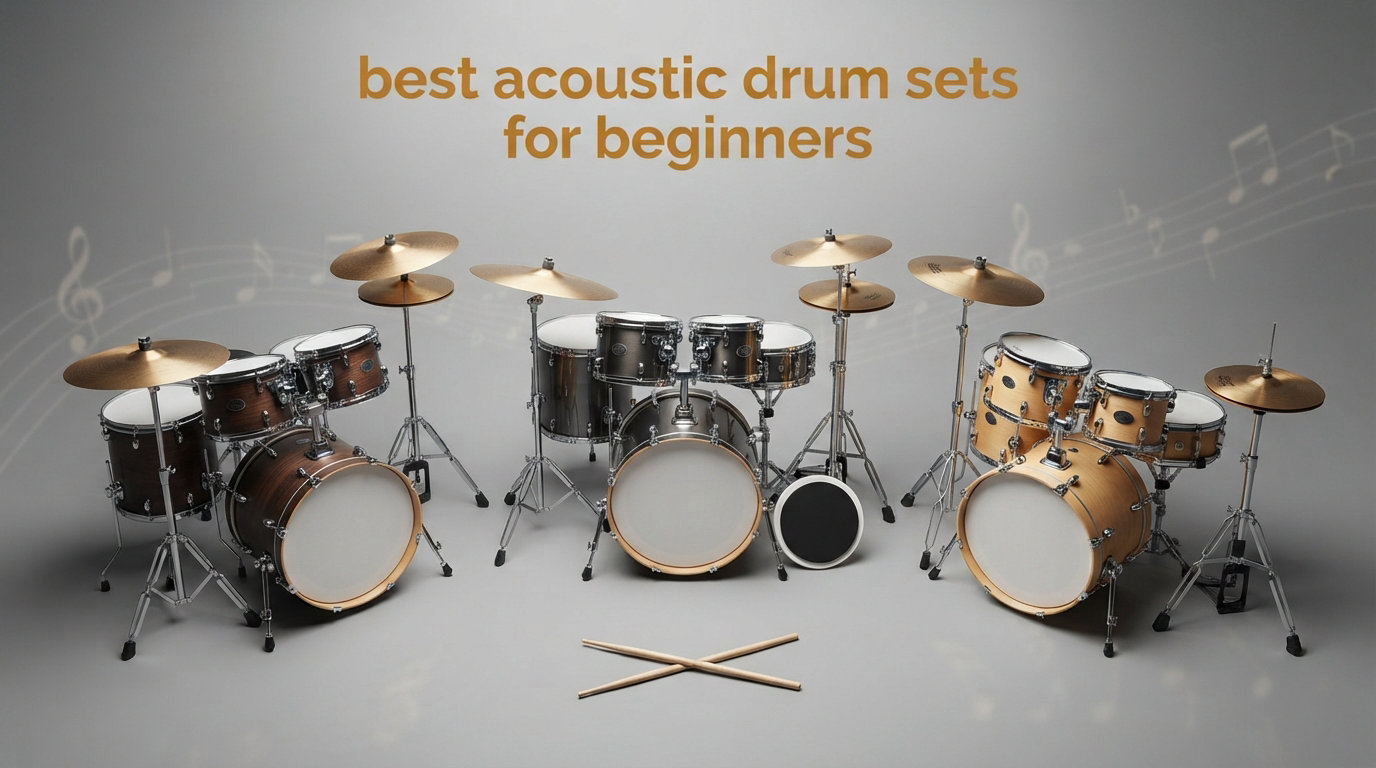 best acoustic drum sets for beginners
