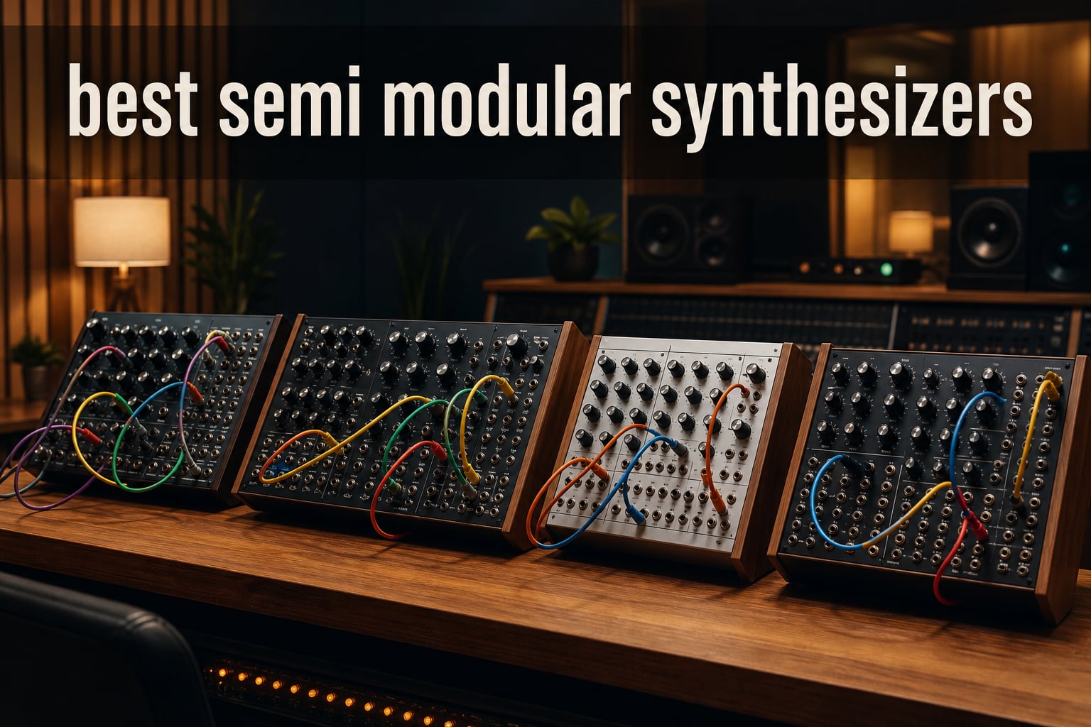 best semi modular synthesizers