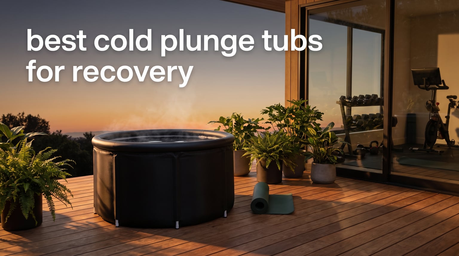 best cold plunge tubs for recovery