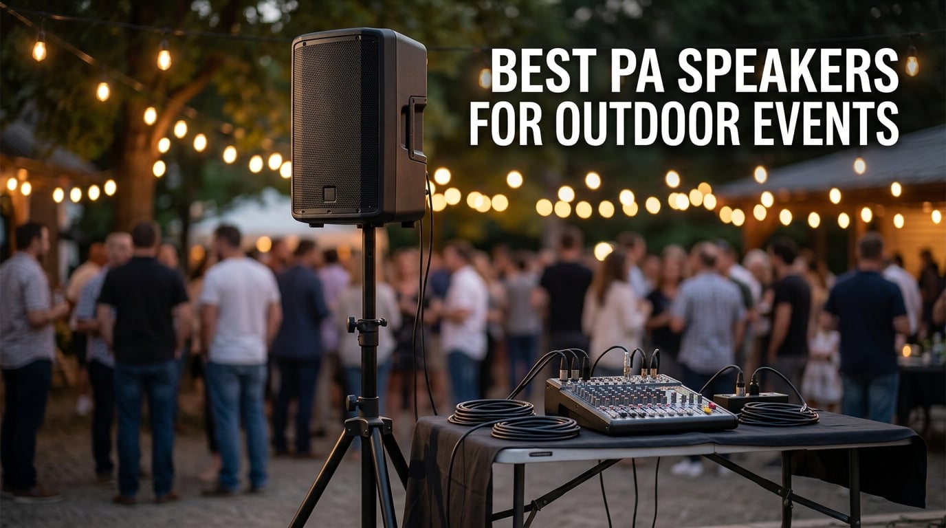 best PA speakers for outdoor events