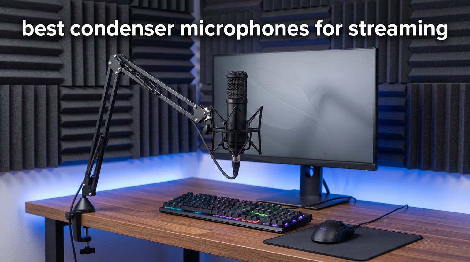 best condenser microphones for streaming