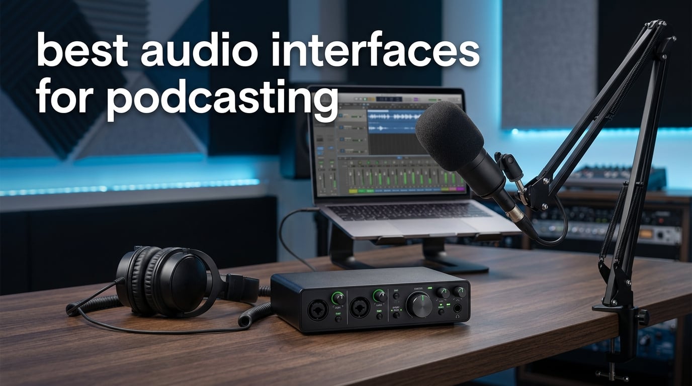 best audio interfaces for podcasting