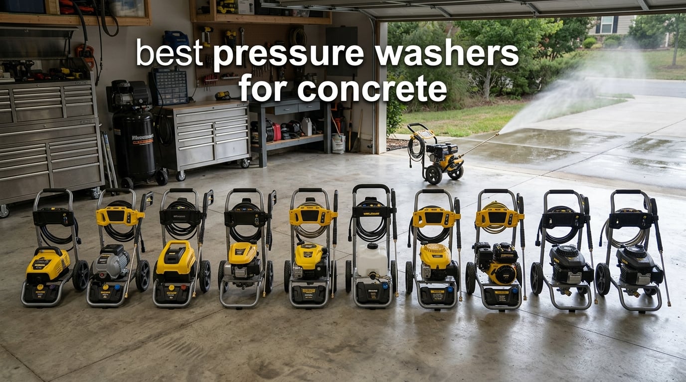best pressure washers for concrete