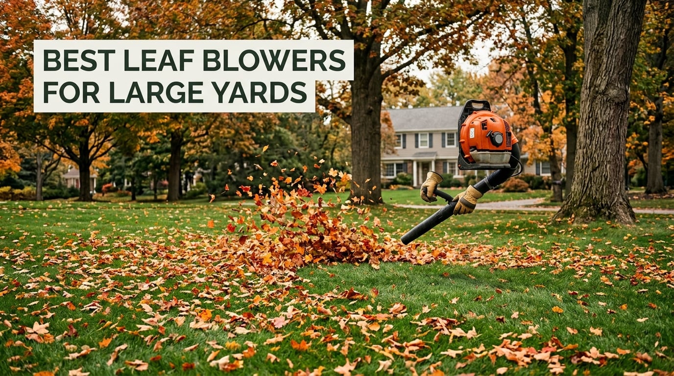 best leaf blowers for large yards