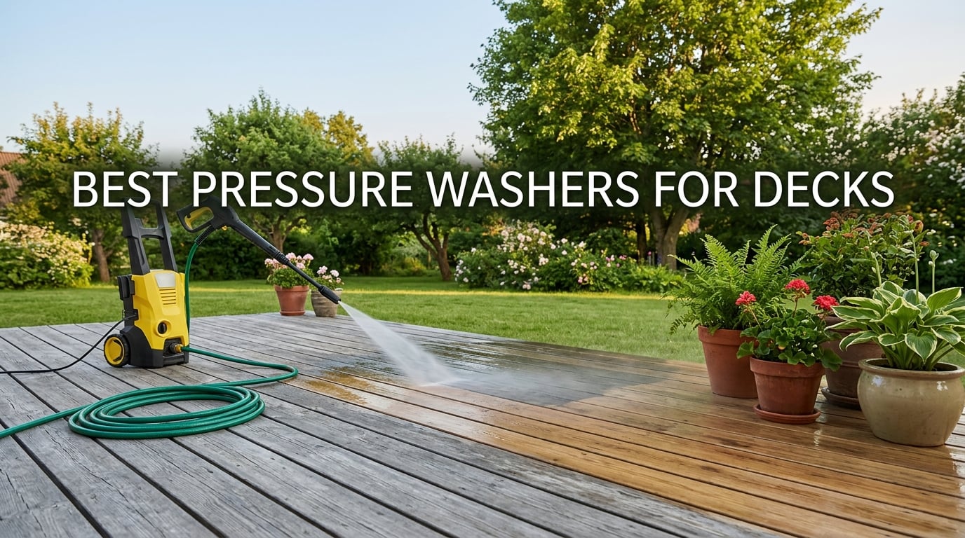 best pressure washers for decks