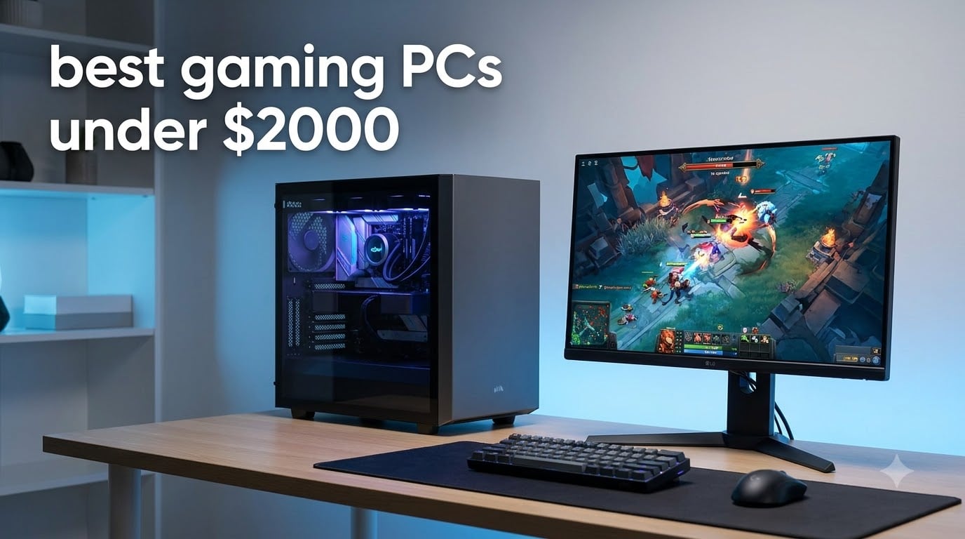 best gaming PCs under $2000