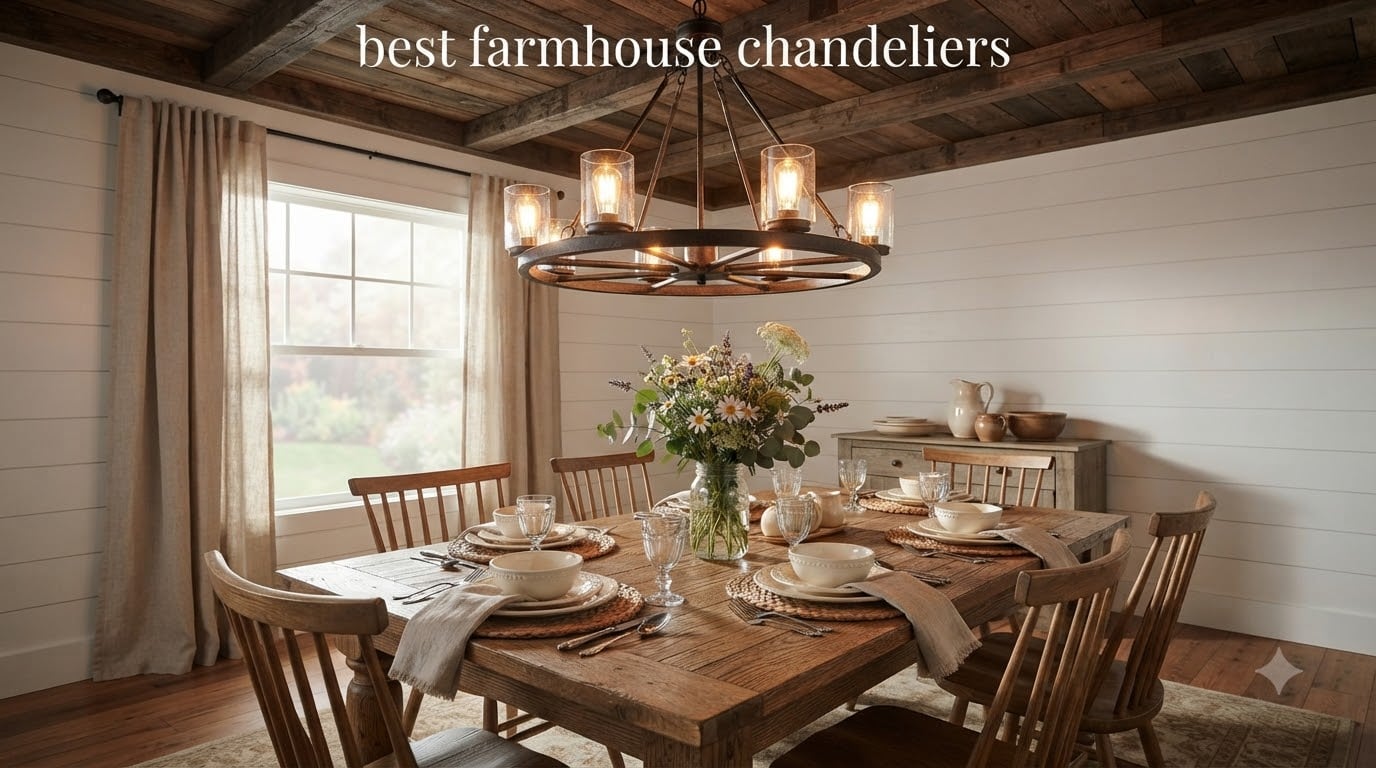 best farmhouse chandeliers