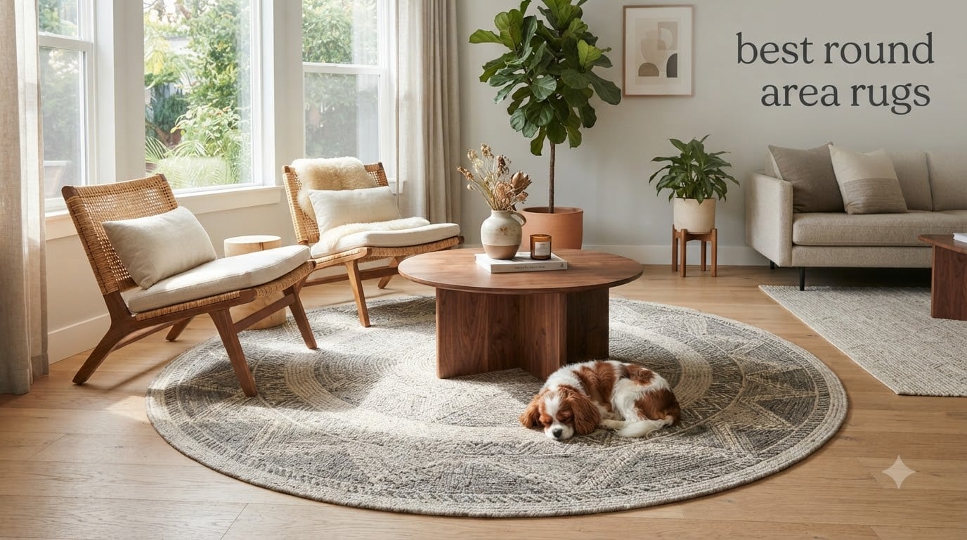 best round area rugs