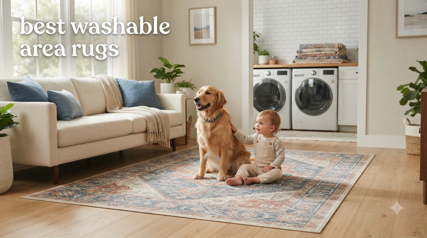 best washable area rugs