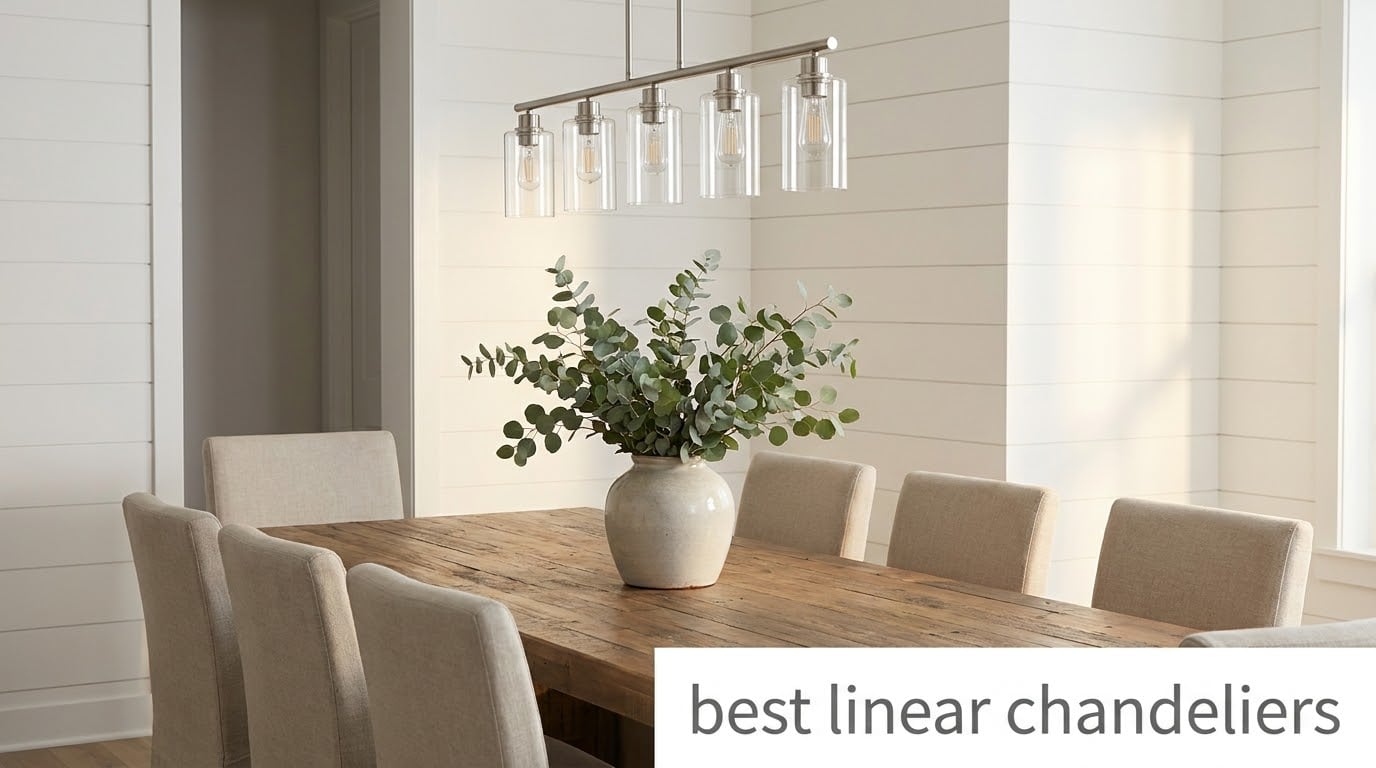 best linear chandeliers