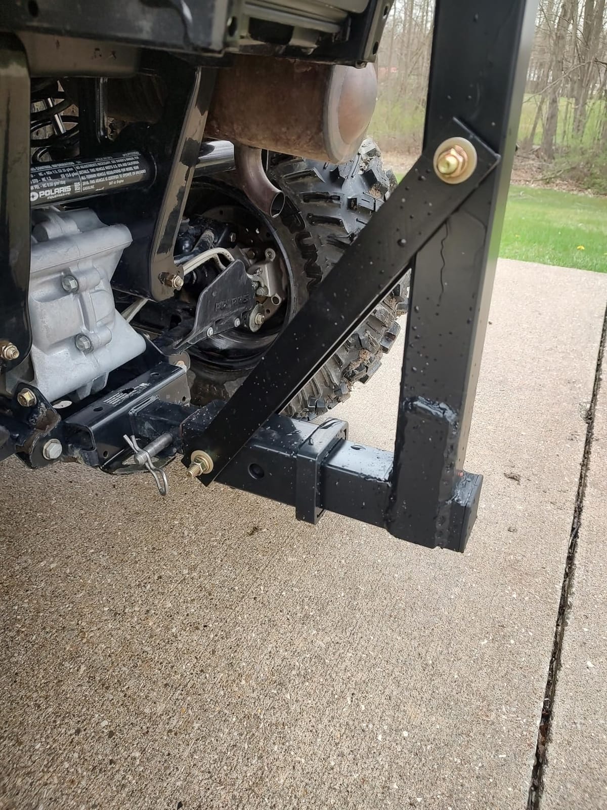 Buyers Products ATVS15A ATV All-Purpose 12V Broadcast Spreader, 15 Gallon Hopper, 5-30 ft Spread Width, Mounts to Utility Rack, 4 Wheeler Spreader for Seed, Fertilizer, Rock Salt, Deer Feed and Lawn customer photo 1