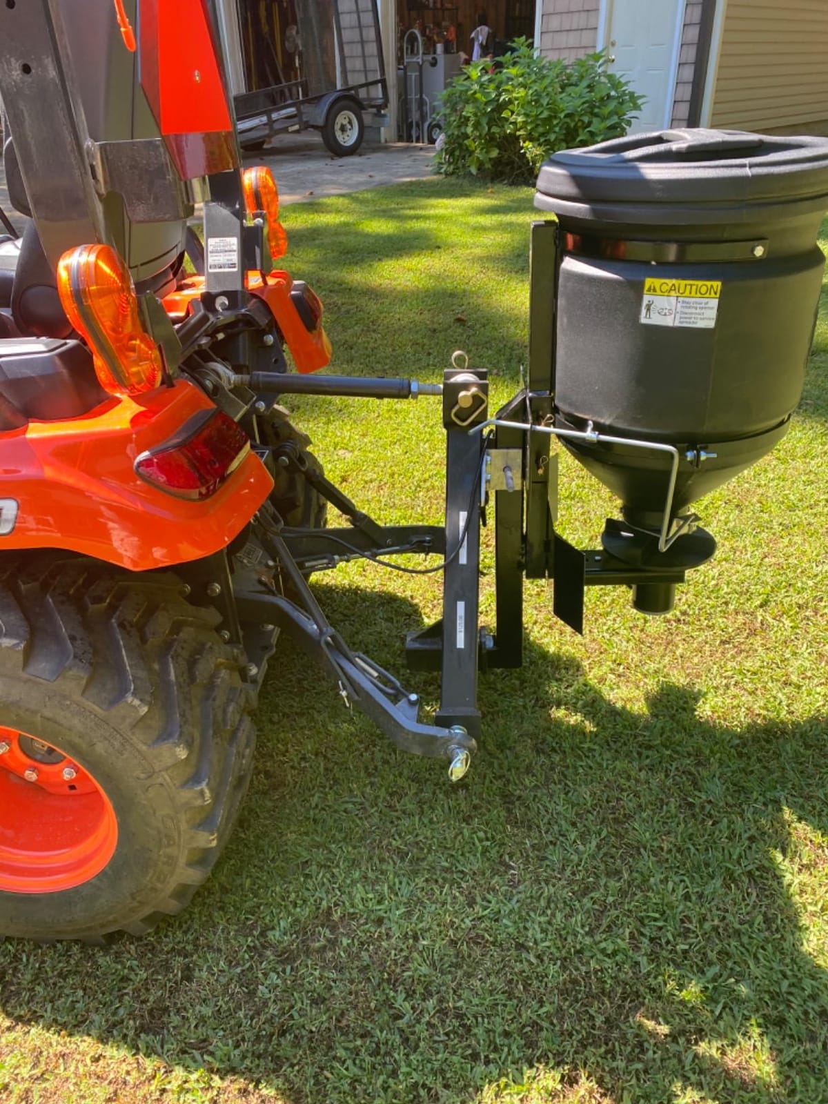 Buyers Products ATVS15A ATV All-Purpose 12V Broadcast Spreader, 15 Gallon Hopper, 5-30 ft Spread Width, Mounts to Utility Rack, 4 Wheeler Spreader for Seed, Fertilizer, Rock Salt, Deer Feed and Lawn customer photo 2