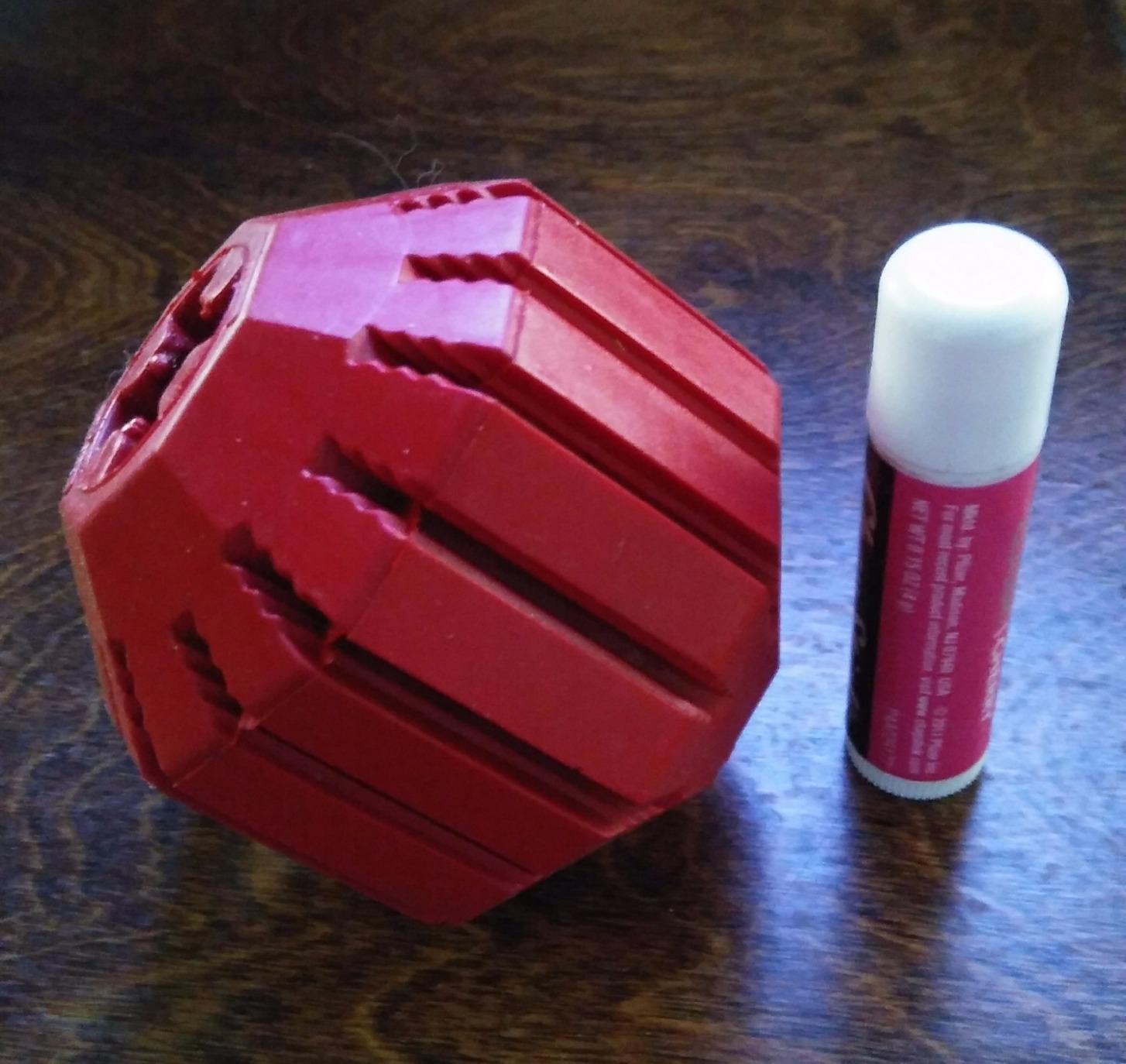KONG Stuff-A-Ball, Natural Rubber Dental Chew Toy, for Medium Dogs | Stuffable Dental Chew Toy for Teeth Cleaning, Fill with Treats & Snacks to Keep Dogs Busy & Engaged at Playtime customer photo 2