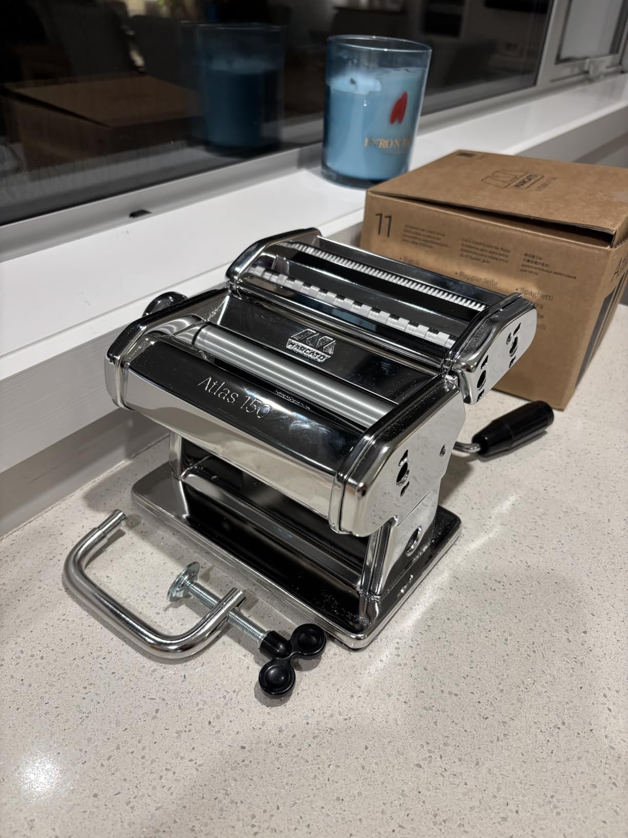 MARCATO Made in Italy Atlas 150 Classic Manual Pasta Maker Machine customer photo 2