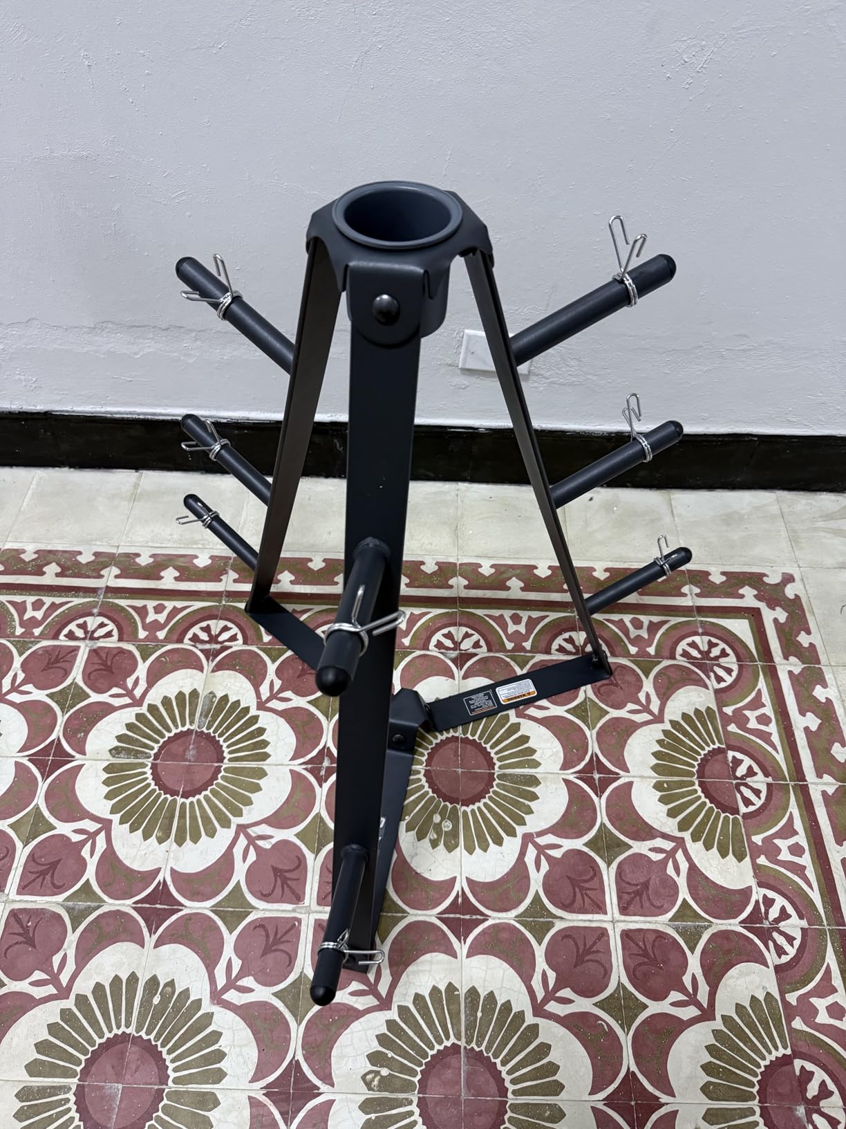 Marcy Plate Tree for Standard Size Weight Plates/Storage Rack for Exercise Weights PT-36 customer photo 2
