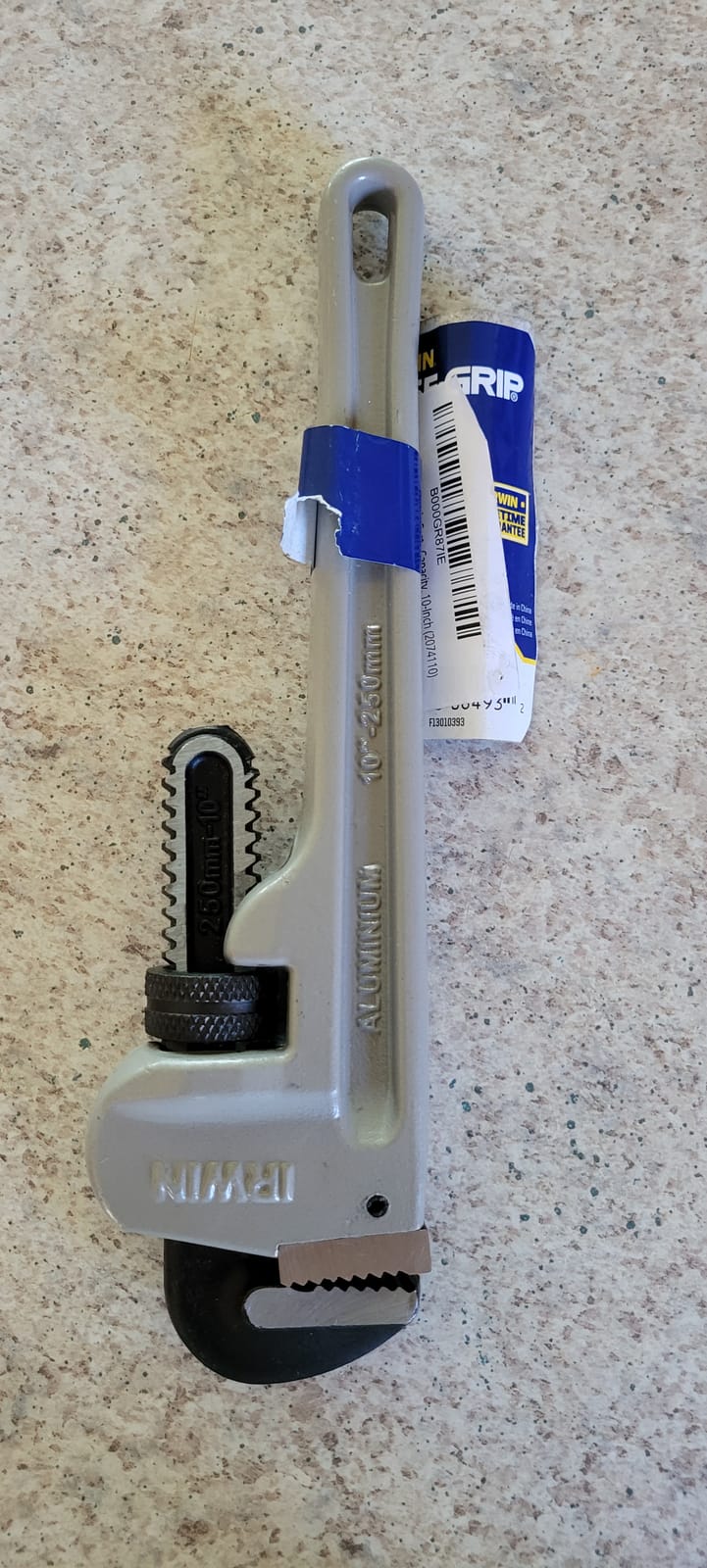 IRWIN VISE-GRIP Tools Cast Aluminum Pipe Wrench, 2-1/2-Inch Jaw Capacity, 18-Inch (2074118) customer photo 1