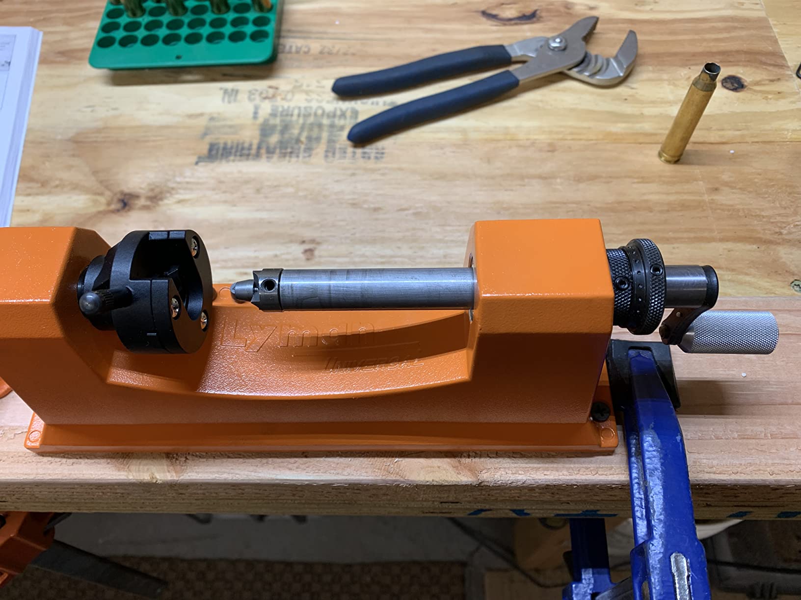 Lyman Universal Trimmer with 9 Pilot Multi-Pack Trims .17 Cal to .458 Cal Orange customer photo 1