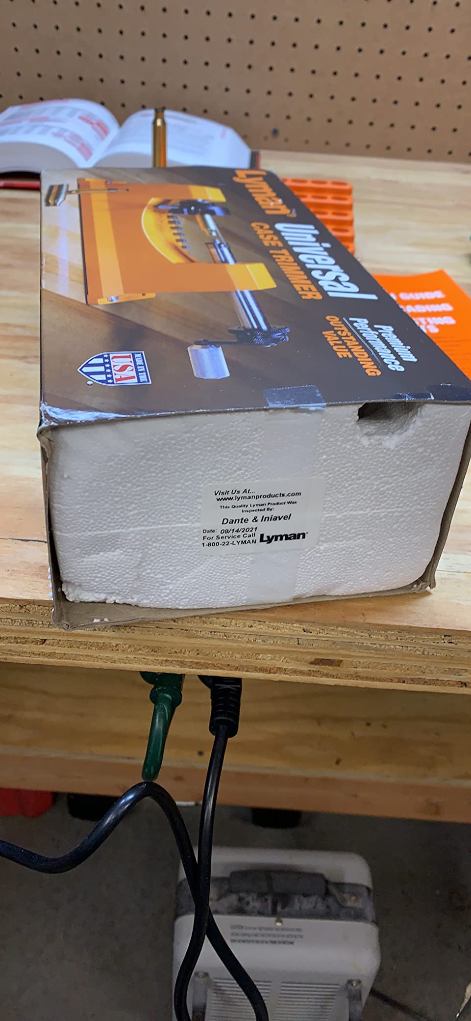 Lyman Universal Trimmer with 9 Pilot Multi-Pack Trims .17 Cal to .458 Cal Orange customer photo 2