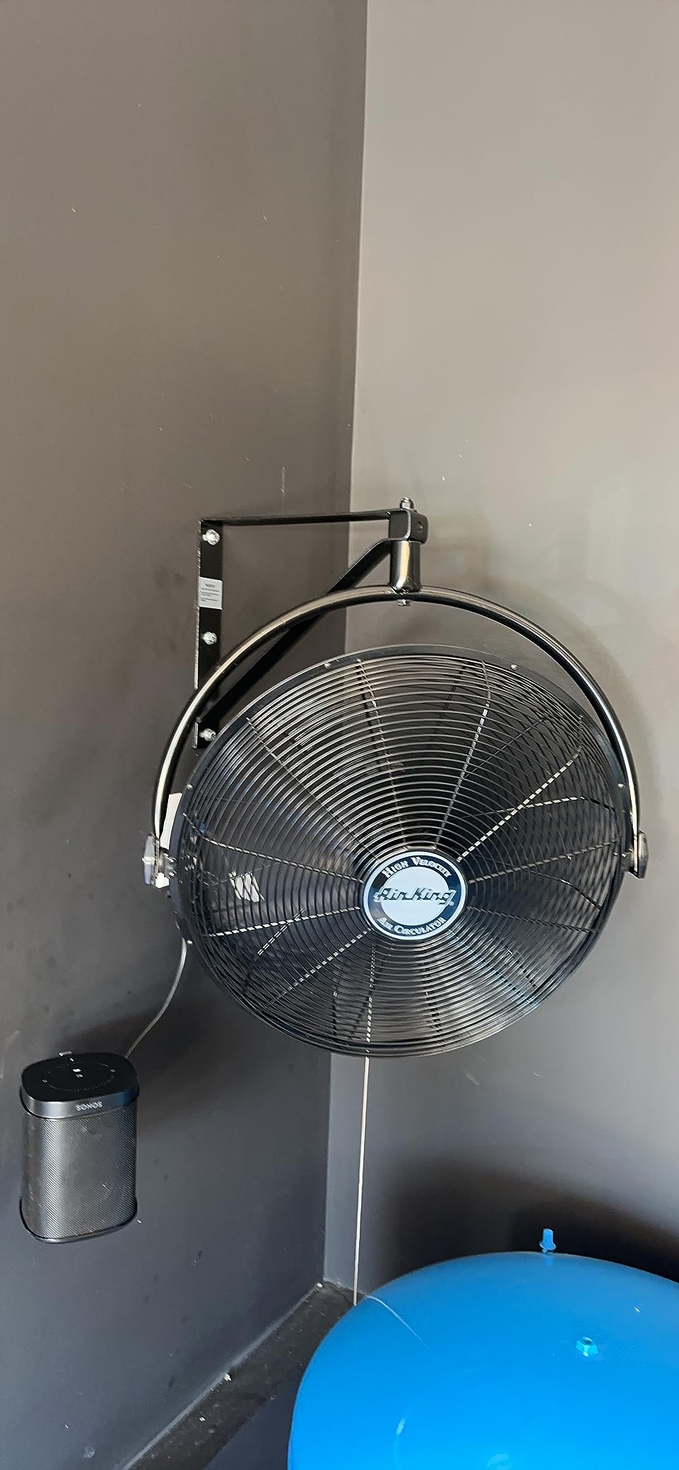 Air King 9020 1/6 HP Industrial Grade Wall Mount Fan, 20-Inch, Black customer photo 1