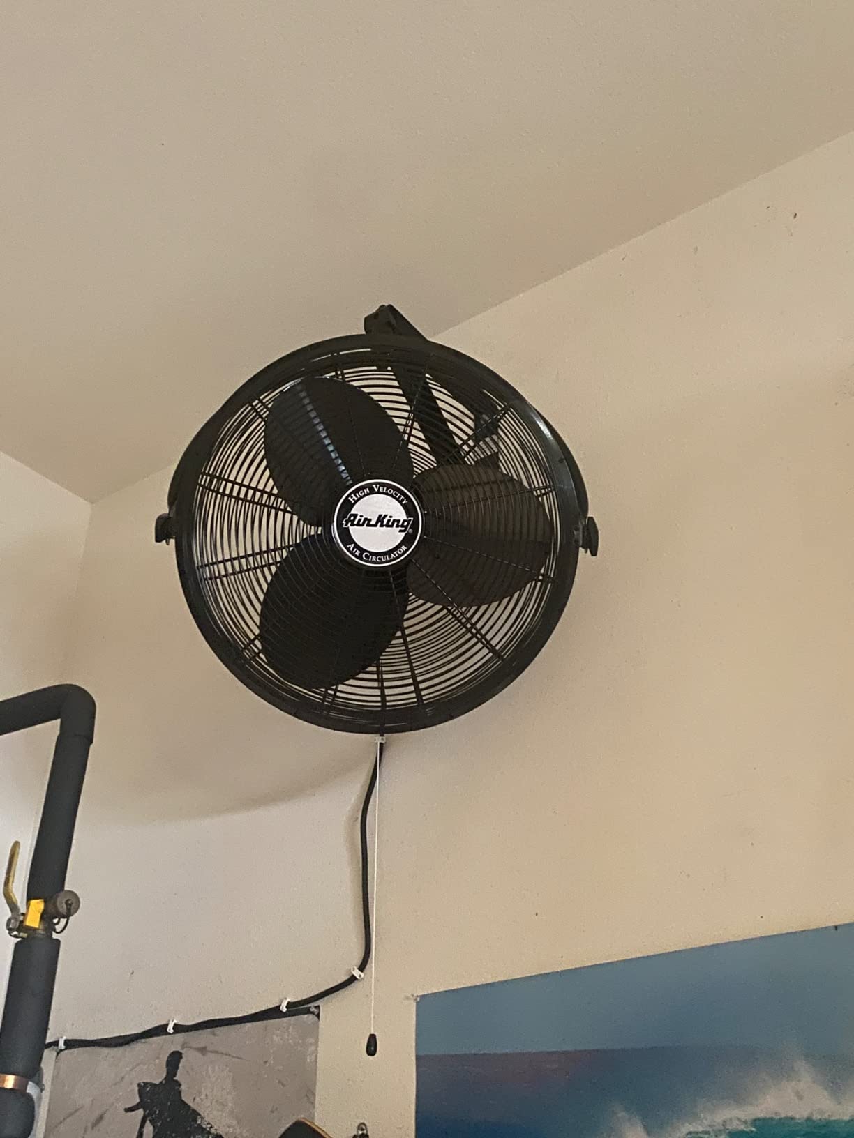 Air King 9020 1/6 HP Industrial Grade Wall Mount Fan, 20-Inch, Black customer photo 2