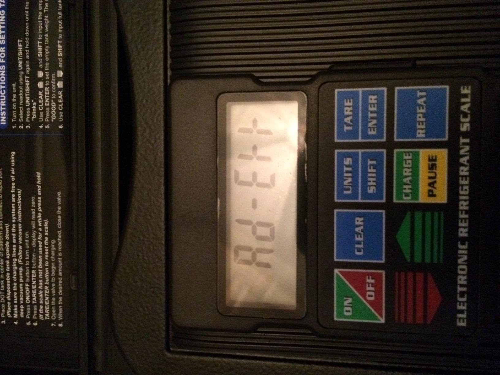 Mastercool 98210-A Electronic Refrigerant Scale, Black customer photo 2