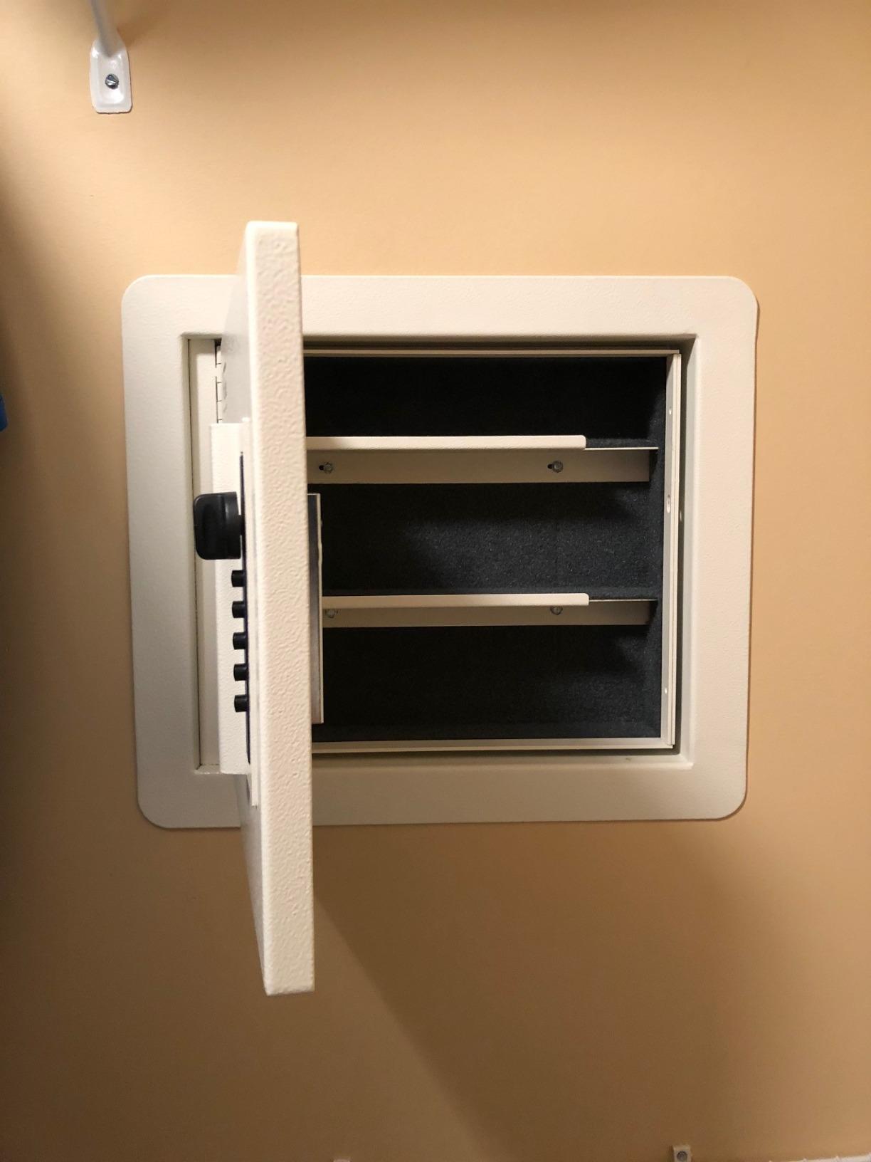 V-Line Quick Vault Locking Storage Safe for Guns and Valuables, Mechanical Lock, Steel, Ivory customer photo 1