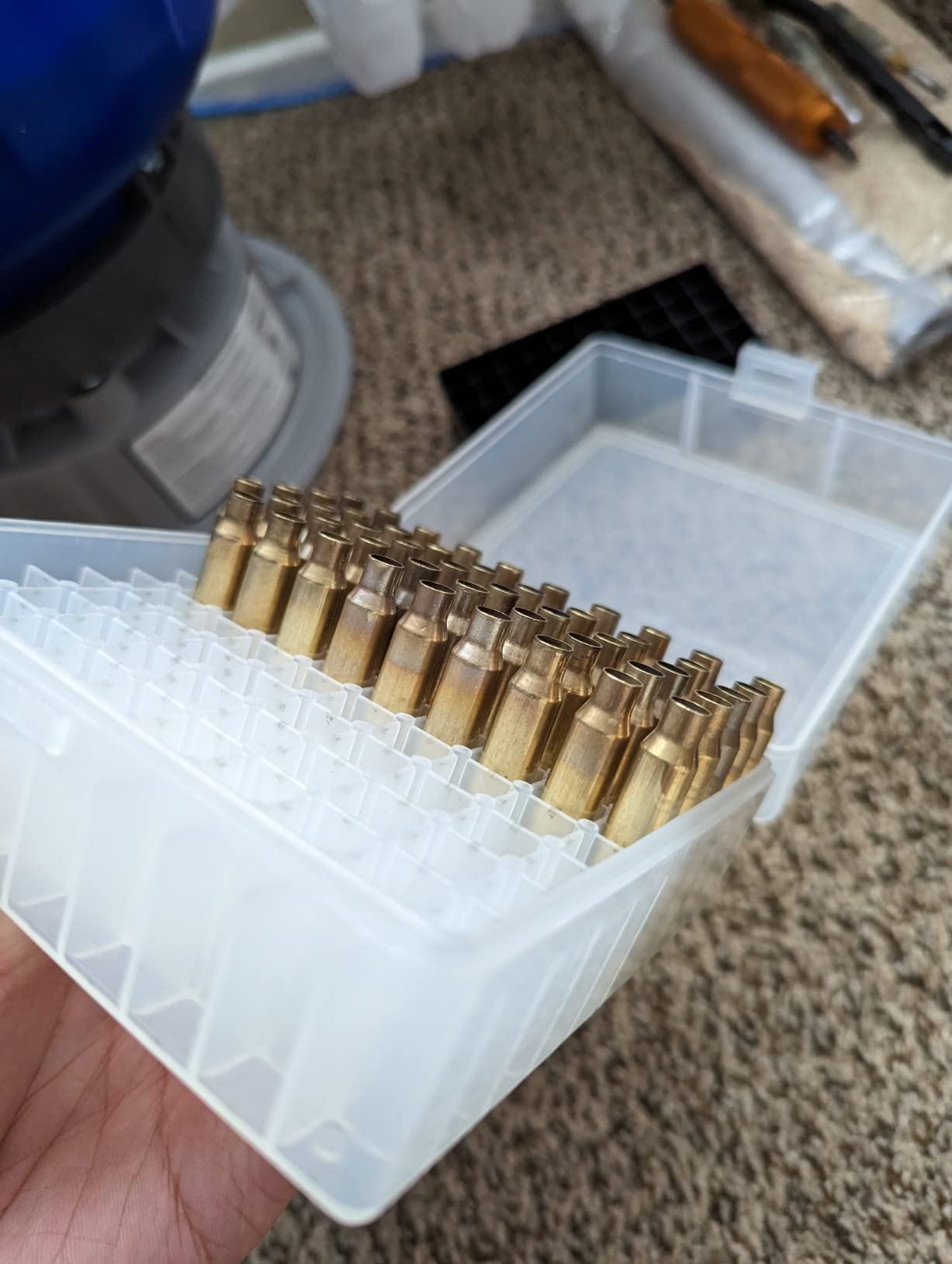 Frankford Arsenal Quick-N-EZ 110V Case Tumbler Kit with Sifter for Brass Cartridge Cleaning and Polishing for Reloading, Blue and Grey customer photo 2