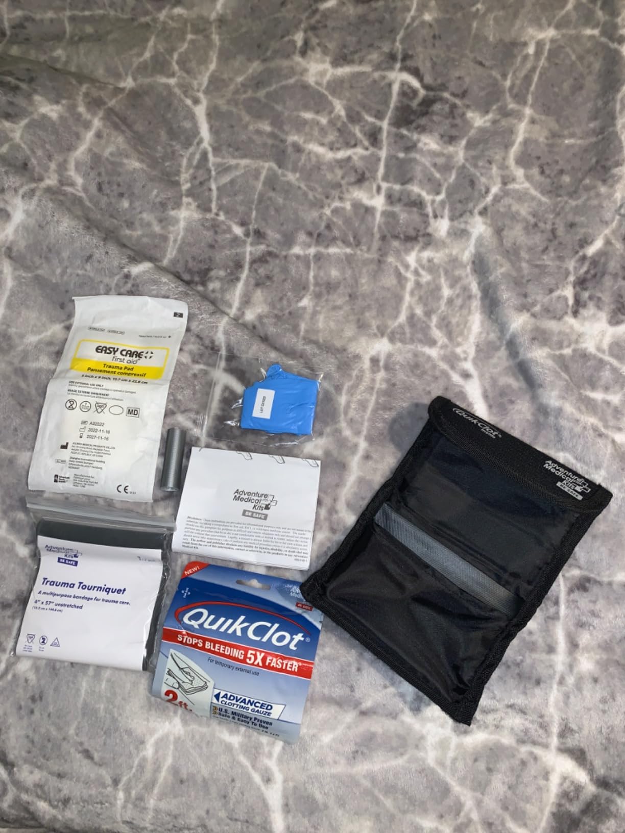 Adventure Medical Kits Trauma Pak Pro with Quikclot & Trauma Tourniquet - First Aid Emergency Kit with Tourniquet, QuikClot Flexible Gauze, Nitrile Gloves & More - Stops Bleeding Fast with Kaolin customer photo 1