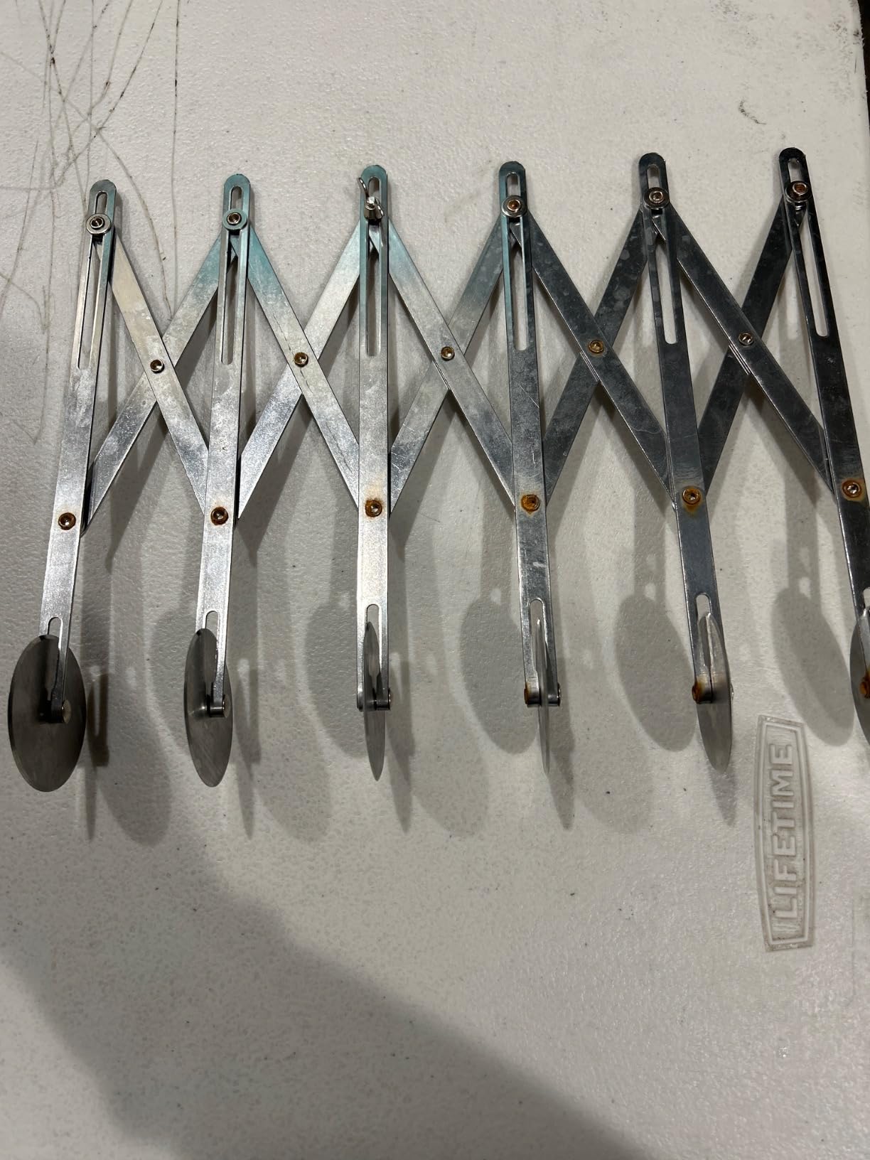 Winco 5 Wheel Adjustable Stainless Steel Dough Divider customer photo 1