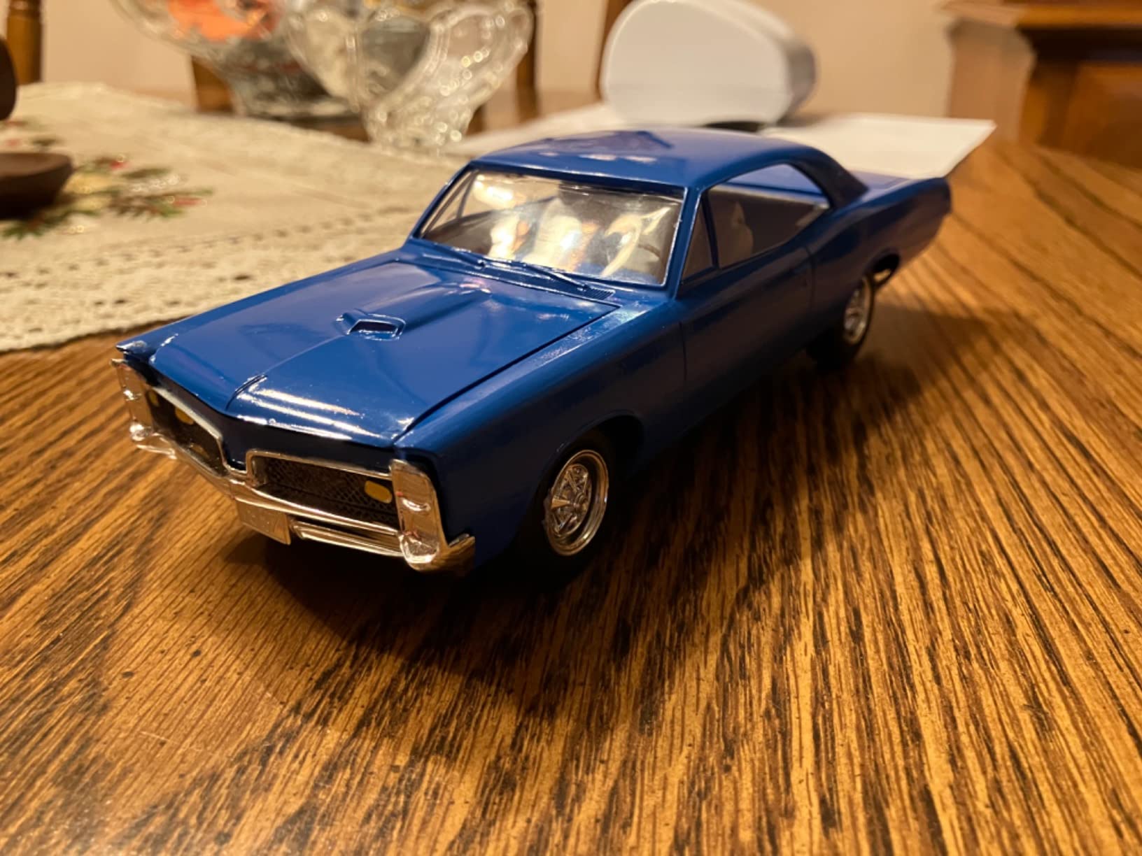 MPC: 1:25 Scale Model Kit - 1967 Pontiac GTO - Blue, 85+ Parts - Skill Level 2 customer photo 2