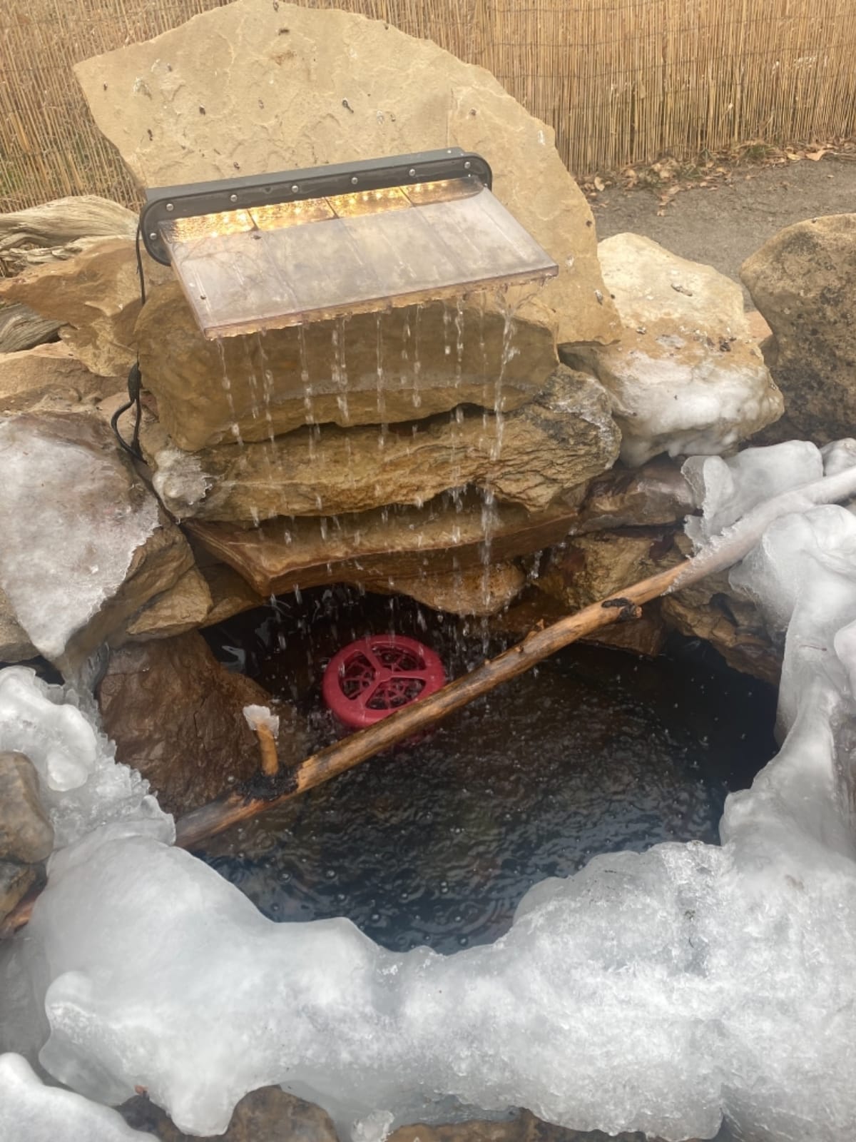 K&H Pet Products Stock Tank & Pond Heater, Ultimate Stock Tank Deicer w/ Cord Clip, Water Trough Heater for Horses, Cattle and Livestock, Full Cage, Floating, Submersible, Safety Listed - Red 500W customer photo 1