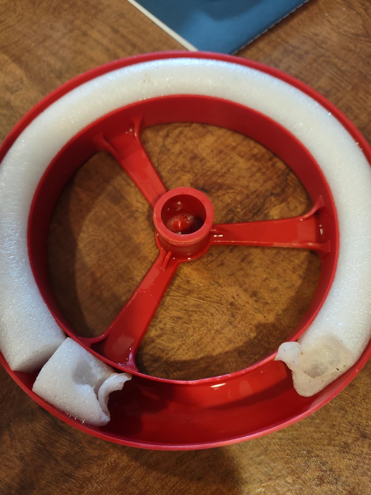 K&H Pet Products Stock Tank & Pond Heater, Ultimate Stock Tank Deicer w/ Cord Clip, Water Trough Heater for Horses, Cattle and Livestock, Full Cage, Floating, Submersible, Safety Listed - Red 500W customer photo 2
