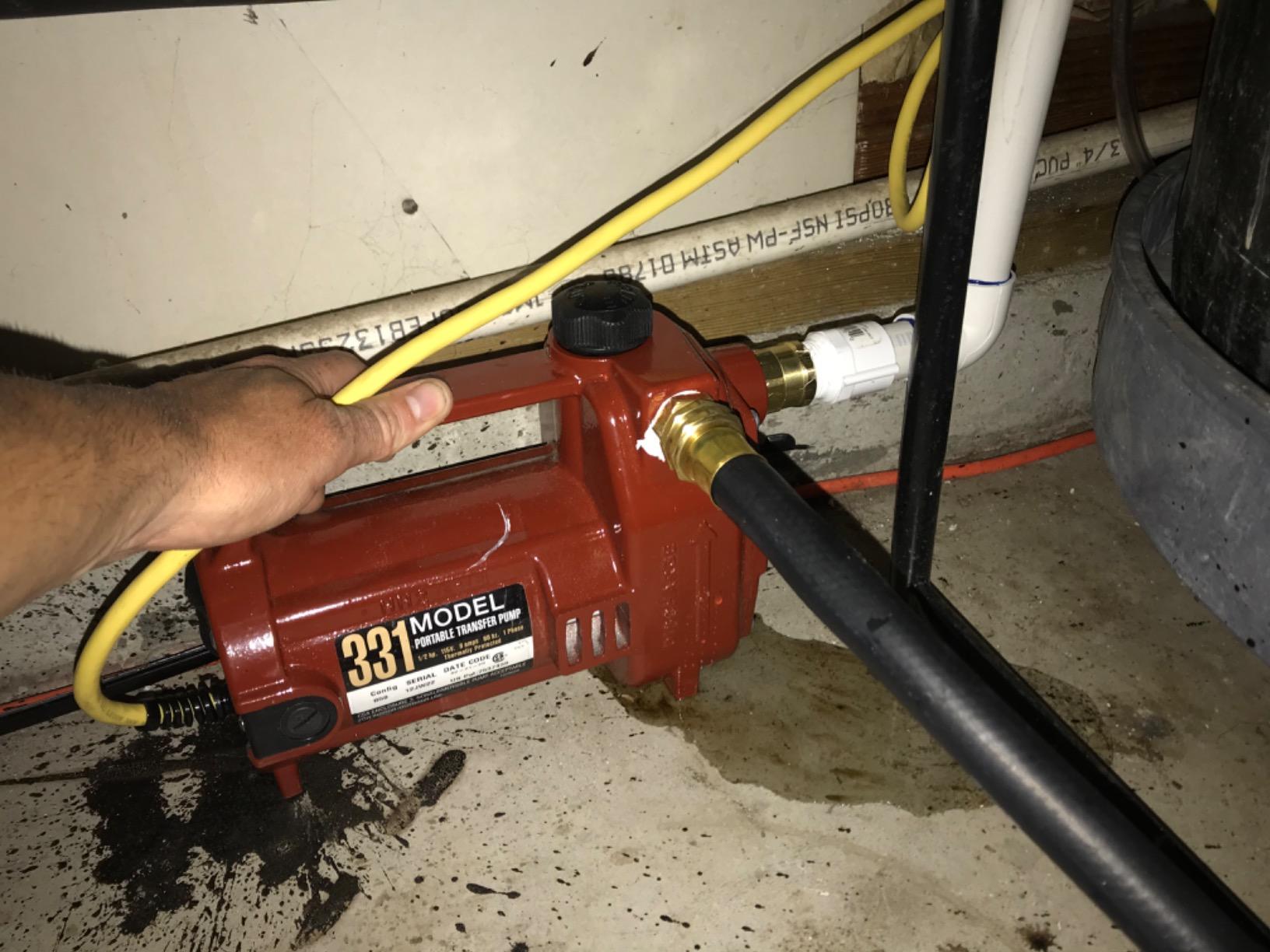 Liberty Pumps 331 1/2-Horse Power Portable Transfer Pump, Aluminum customer photo 1