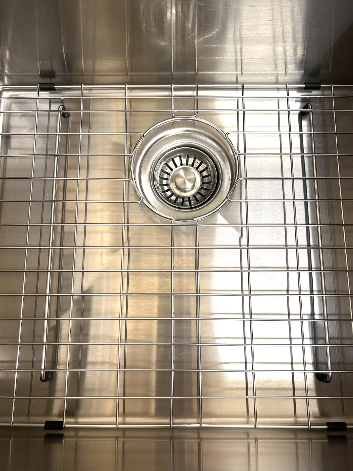 KRAUS Stainless Steel 32 in 16 Gauge Undermount Sink KHU100-32 | 16-gauge TRU16 steel construction, rounded corners for easy cleaning, channel grooves for draining, NoiseDefend pads customer photo 2