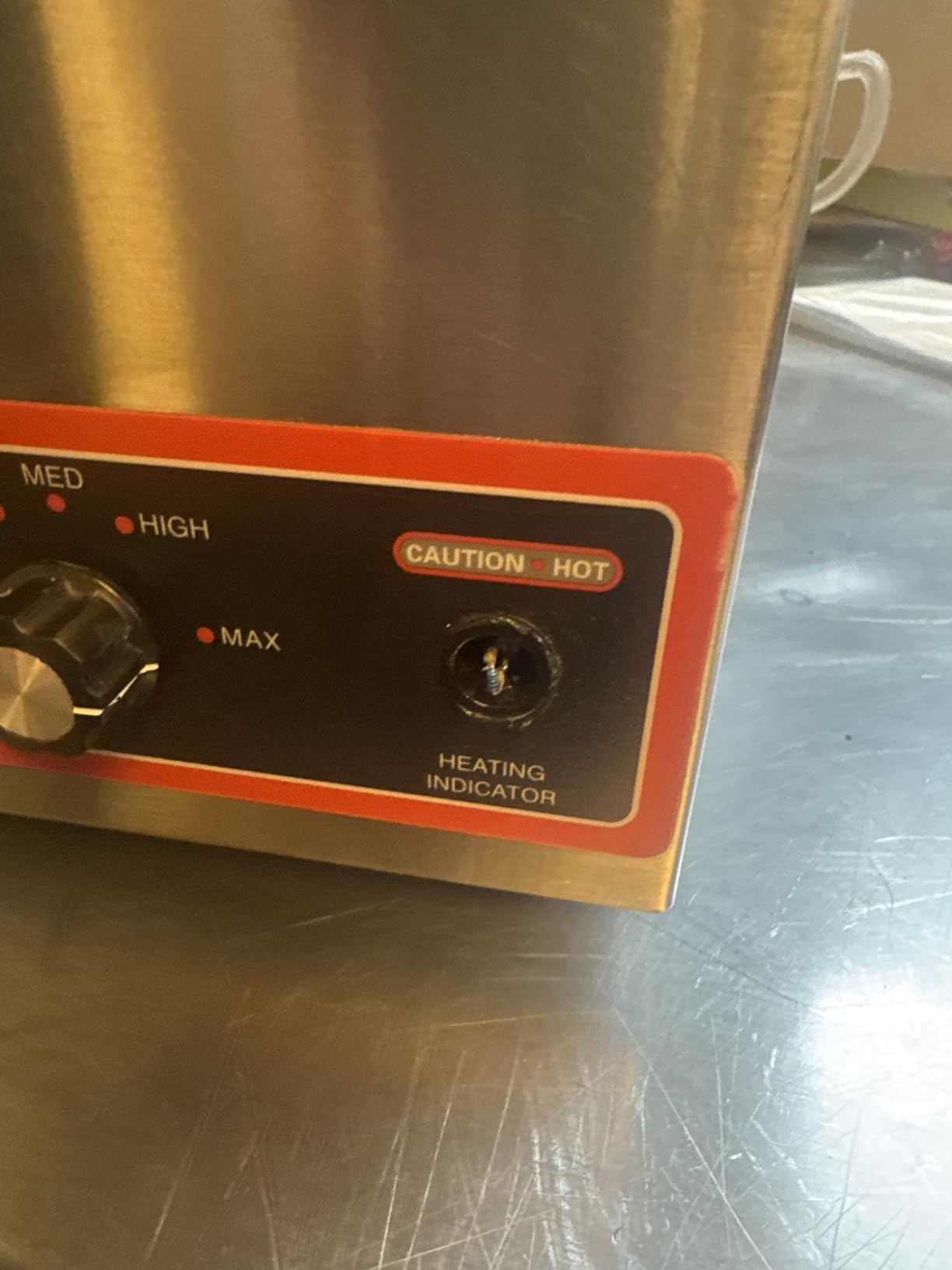 Winco FW-S500 Commercial Portable Steam Table Food Warmer 120V 1200W,Stainless Steel,Large customer photo 2